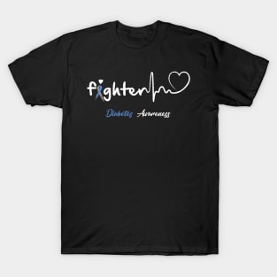 Fighter Diabetes Awareness T1D Gift T-Shirt